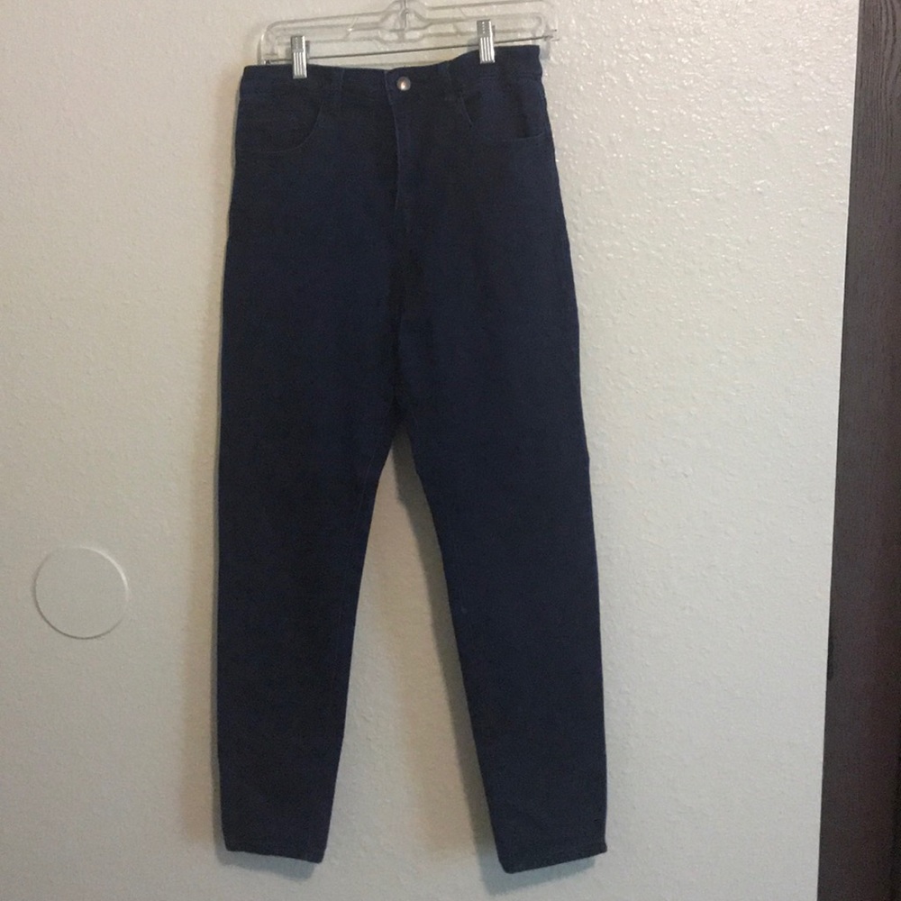Simple Dark High Waisted Jeans